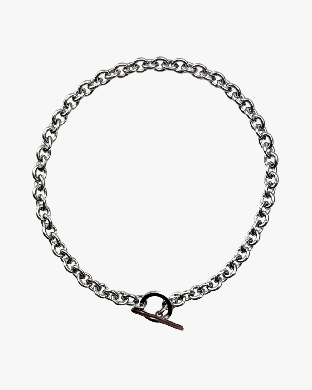 CHUNKY NECKLACE SILVER